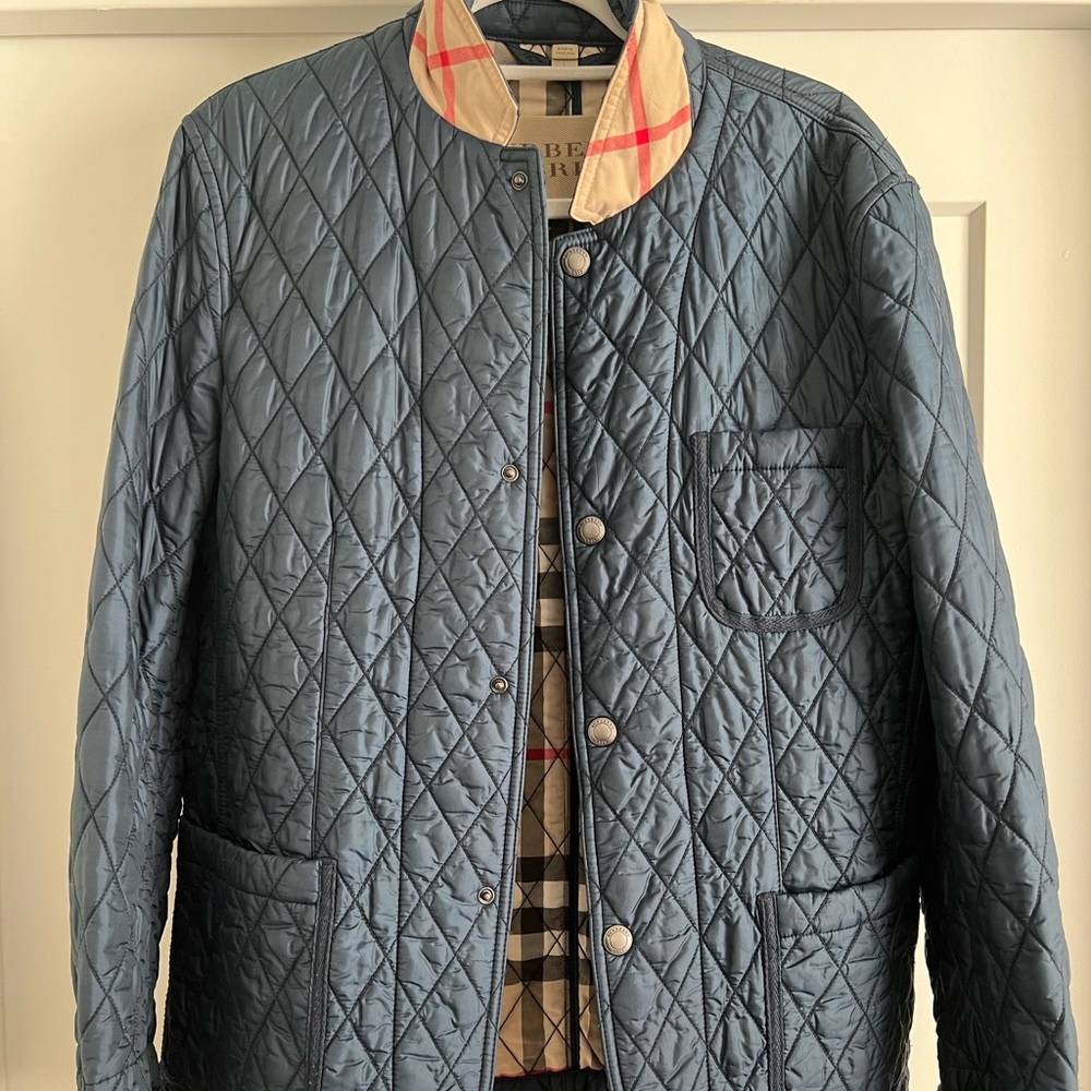 Mens Burberry Quilted Jacket